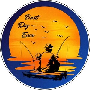 Fishing Sticker (boy) BUNDLE any 3 for $15